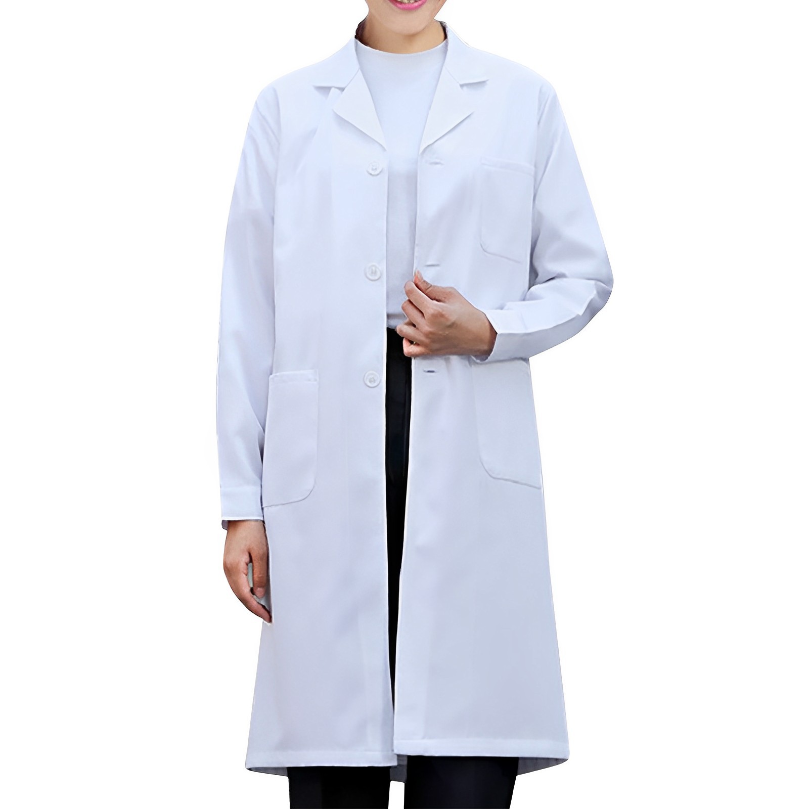 Medical Lab Gown - White Lab Coat For Women Men