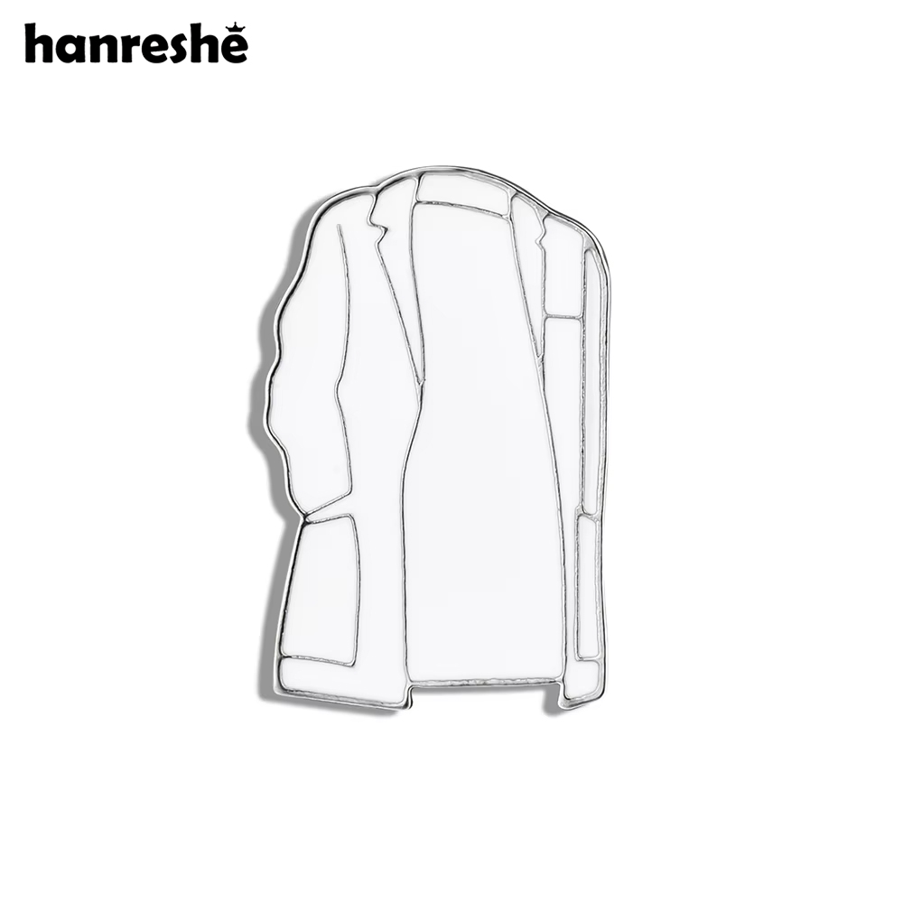 Medical Lab Scientist - Hanreshe White Coat Enamel Brooch Pin