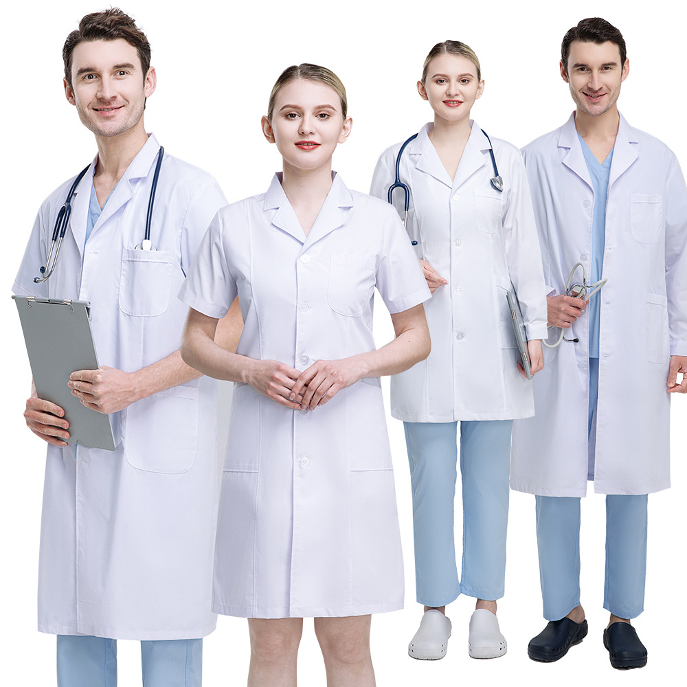 Medical Lab Gown - Professional Men Doctors Clothing Medical Uniforms