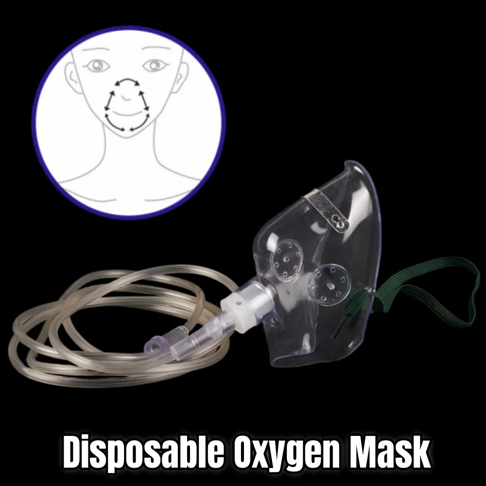 1Set Adult Oxygen Mask Disposa - Medical Oxygen Concentrator 评论和价格