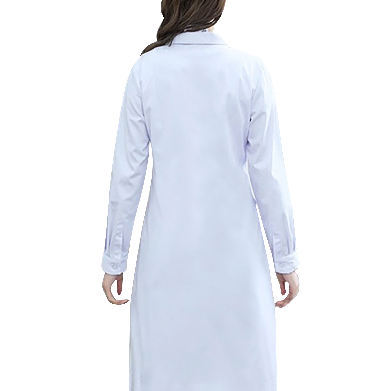 White Lab Coat For Women Men S - Medical Lab Gown 评论和价格