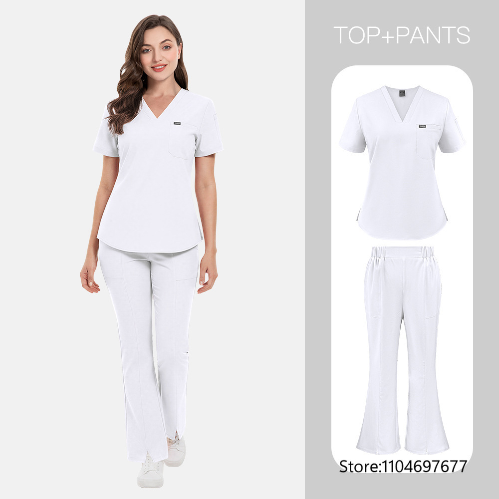 Women Beauty Salon Wokrwear Me - Medical Lab Gown 评论和价格