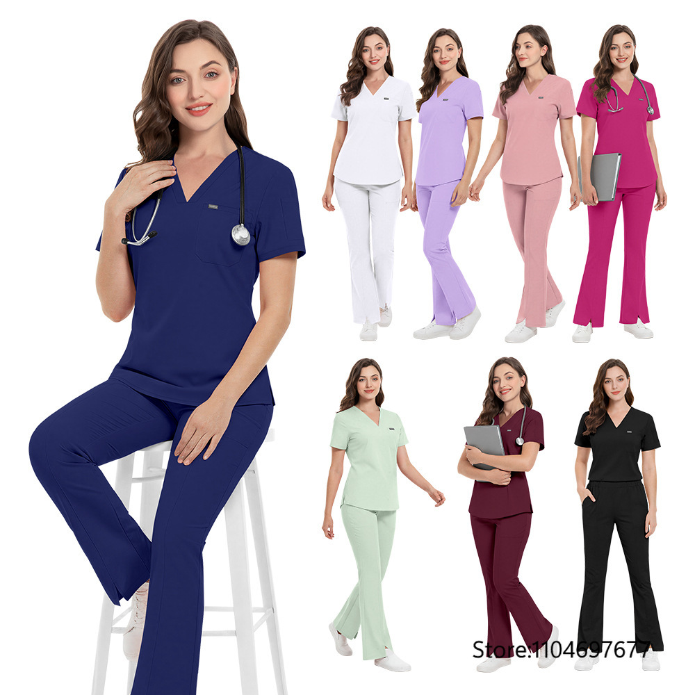 Women Beauty Salon Wokrwear Me - Medical Lab Gown 评论和价格