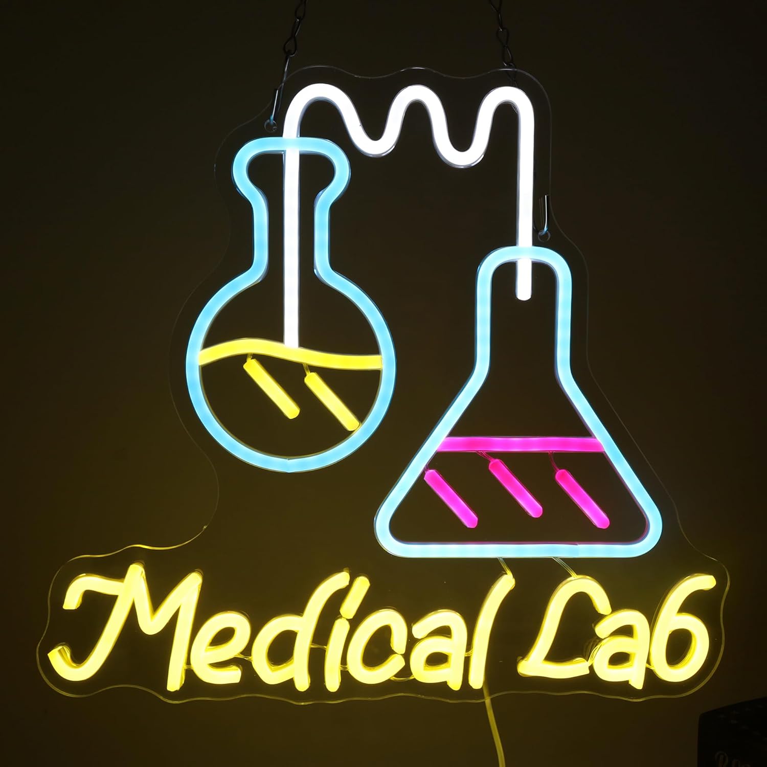Science Laboratory Neon Sign U - Medical Lab Study 评论和价格