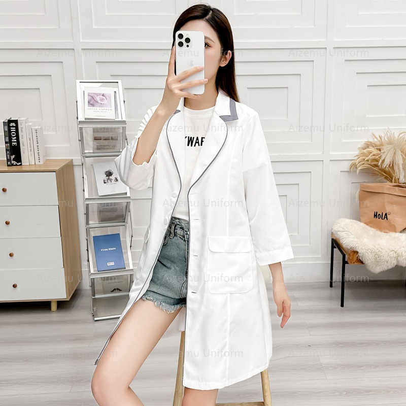 black beauty uniform with beau - Medical Lab Gown 评论和价格