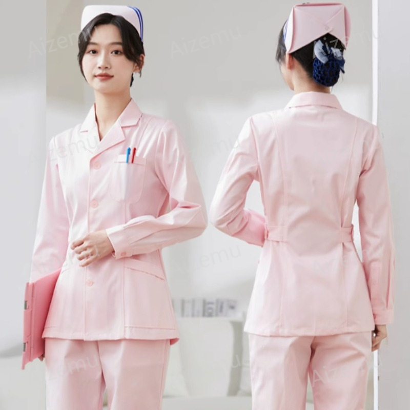 New White Long Sleeve Nurse Un - Medical Lab Logo 评论和价格