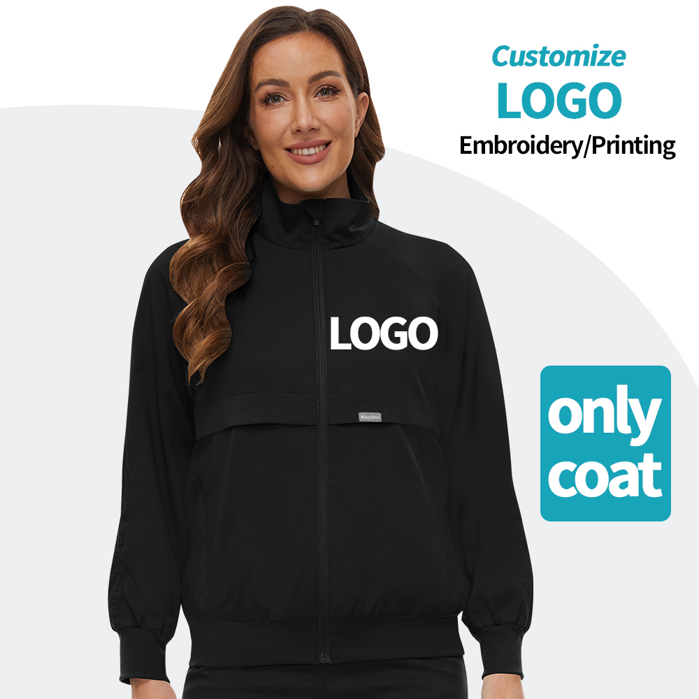 Custom Logo Long Sleeve Jacket - Medical Lab Logo 评论和价格