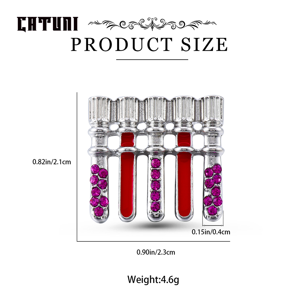 Catuni Medical Test Tube Brooc - Medical Lab Logo 评论和价格