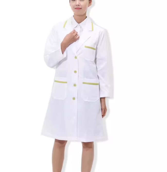 Doctor Uniform White Gown Man  - Medical Lab Gown 评论和价格