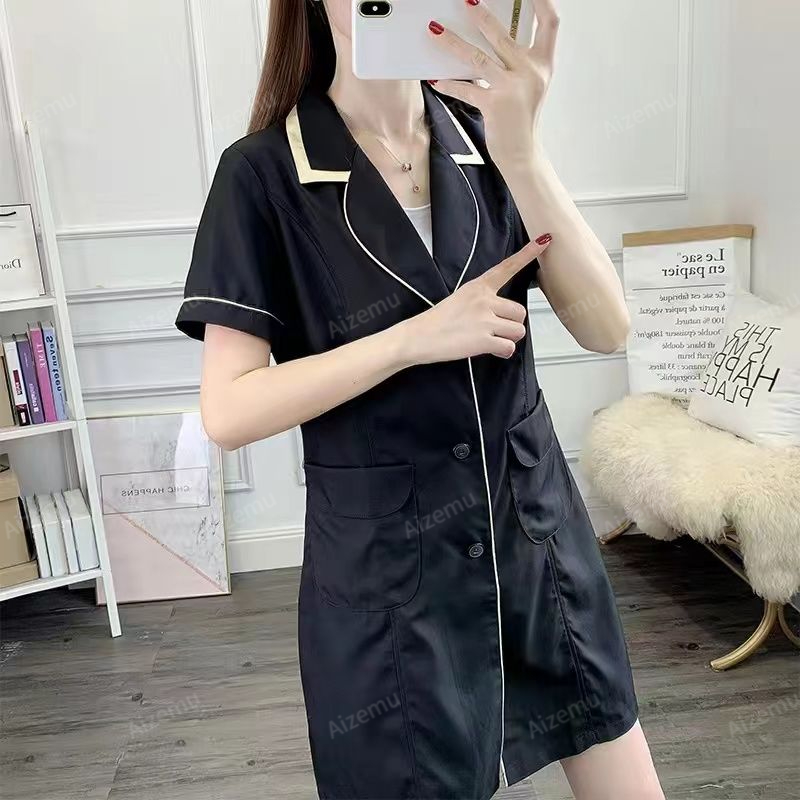 Black Beauty Salon uniform sho - Medical Lab Logo 评论和价格
