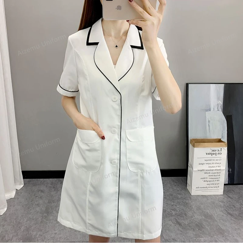 Women Short Spa Uniforms logo  - Medical Lab Logo 评论和价格