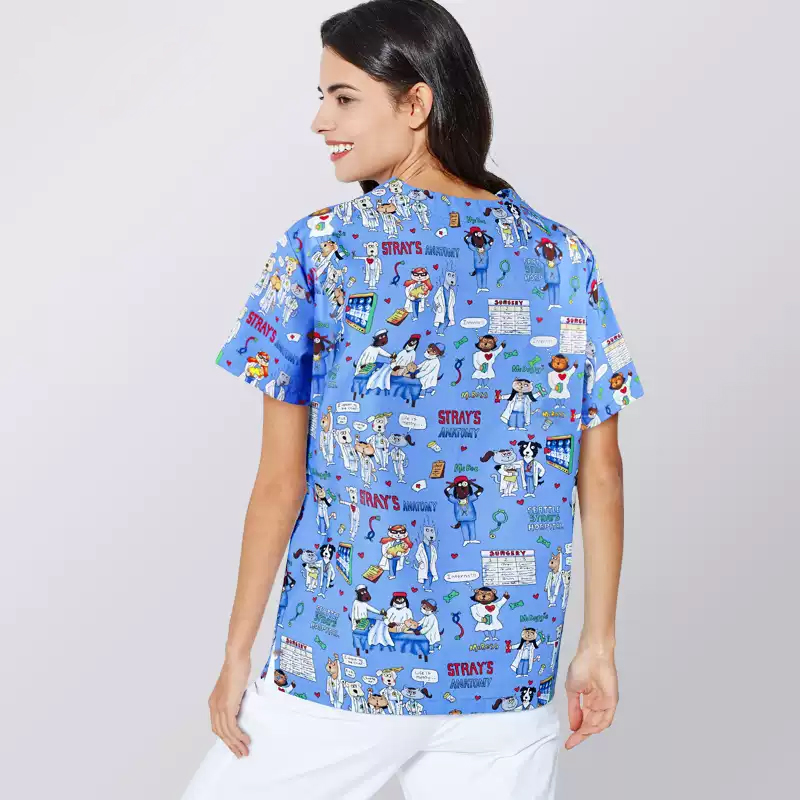 Scrubs Nursing Workwear Women  - Medical Lab Gown 评论和价格
